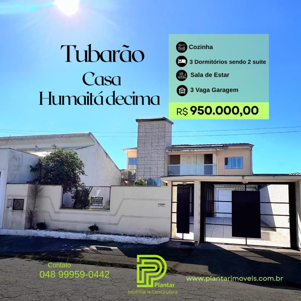 Casa - Venda - Humait de Cima - Tubaro - SC